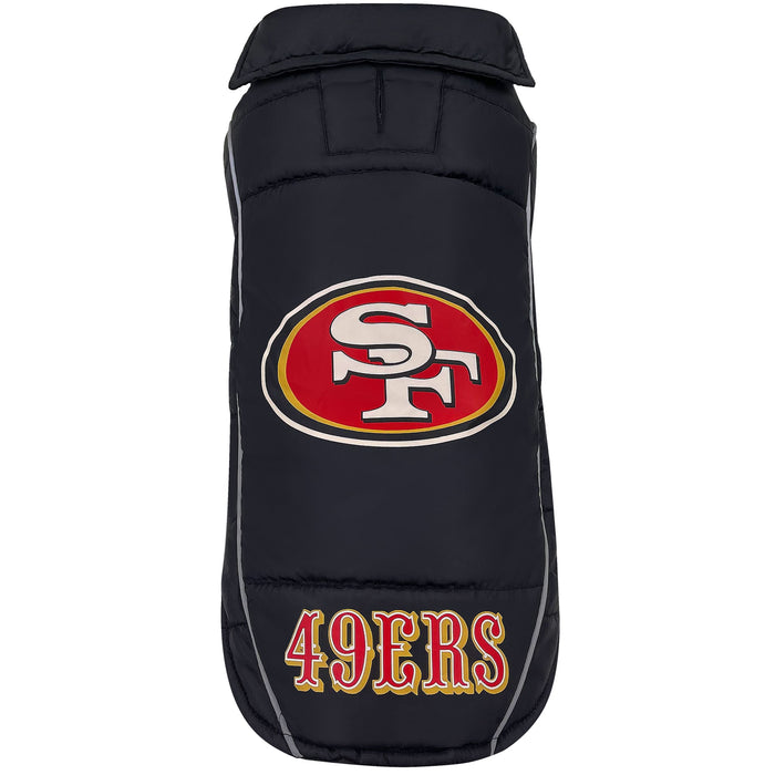 San Francisco 49ers Game Day Puffer Vest - 3 Red Rovers