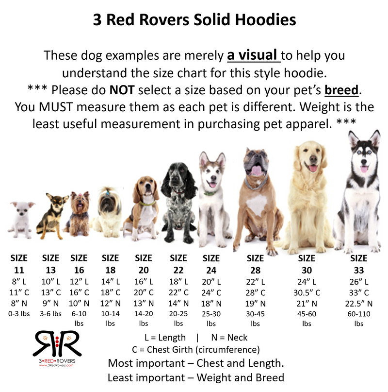 Real Salt Lake Handmade Pet Hoodies - 3 Red Rovers