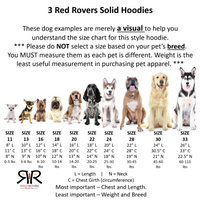West Point Academy (Army) Handmade Pet Hoodies - 3 Red Rovers
