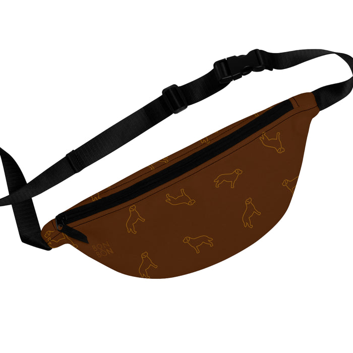 Australian Shepherd Waist/Belt Bag - Chocolate - 3 Red Rovers