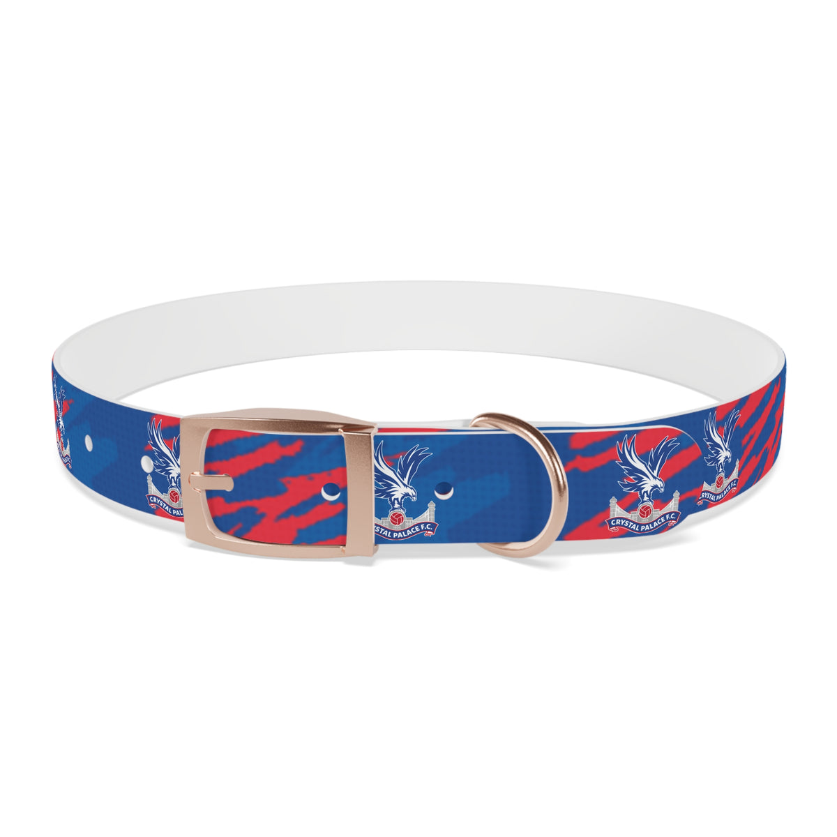 Crystal Palace FC 23 Home Inspired Waterproof Dog Collar - 3 Red Rovers