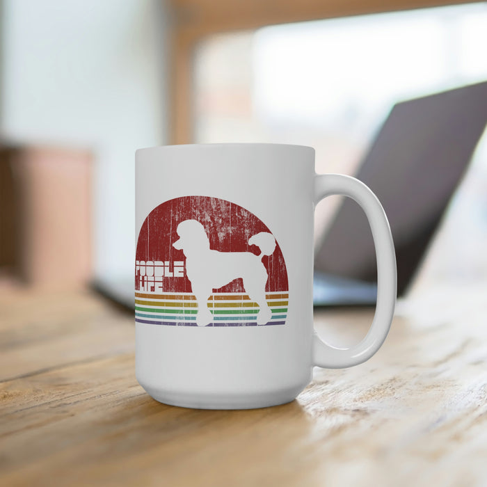 Poodle Life Ceramic 15oz Mug - 3 Red Rovers