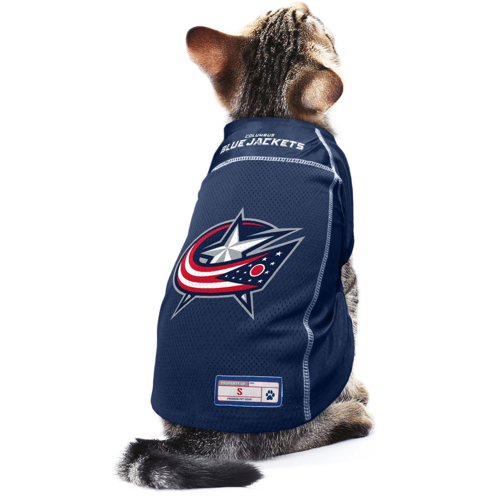 NHL Columbus Blue Jackets Extra Small Dog Jersey
