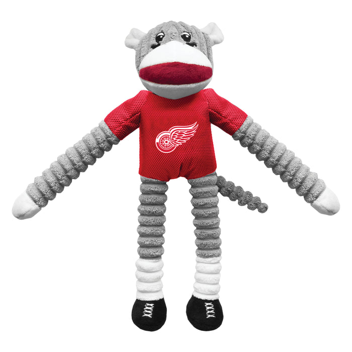 Detroit Red Wings Sock Monkey Toy - 3 Red Rovers