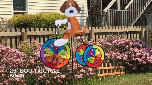 Dog 25" Tricycle Spinner