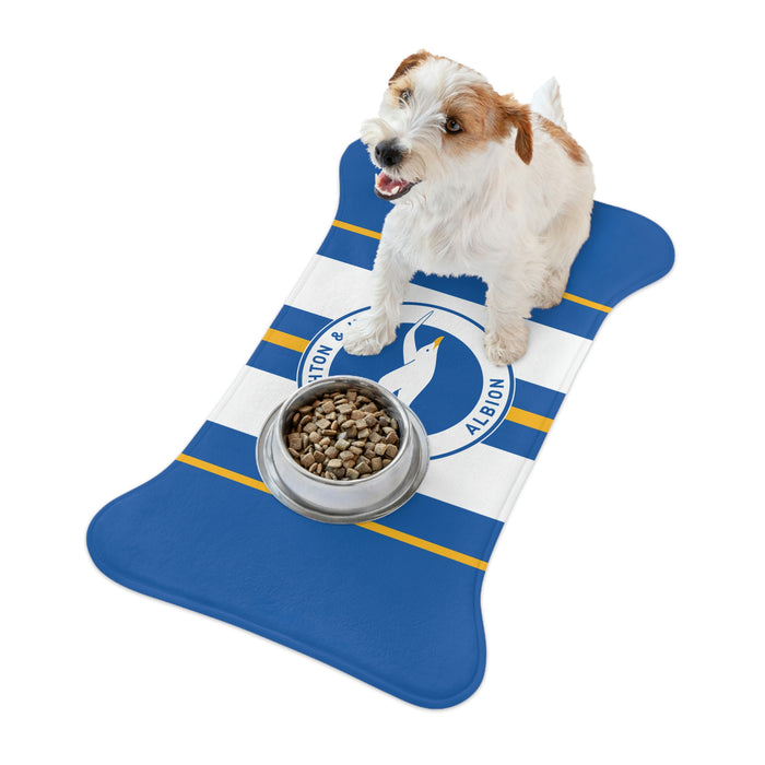 Brighton & Hove Albion FC 23 Home Inspired Bone-shaped Feeding Mats - 3 Red Rovers