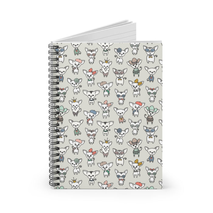 Chihuahua Coalition Spiral Ruled Notebook - 3 Red Rovers