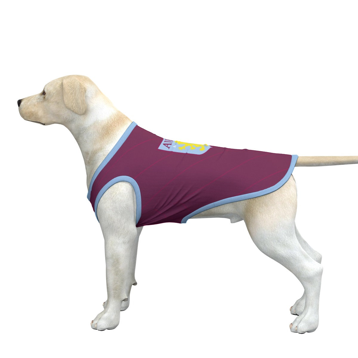 Aston Villa FC 23 Home Inspired Pet Tee (Sizes M-2X) - 3 Red Rovers