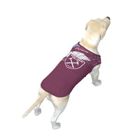 West Ham United FC 23 Home Inspired Pet Tee (Size M-2x) - 3 Red Rovers
