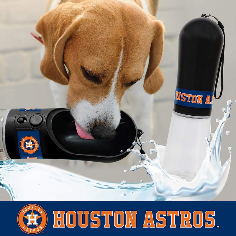 Houston Astros Pet Water Bottle