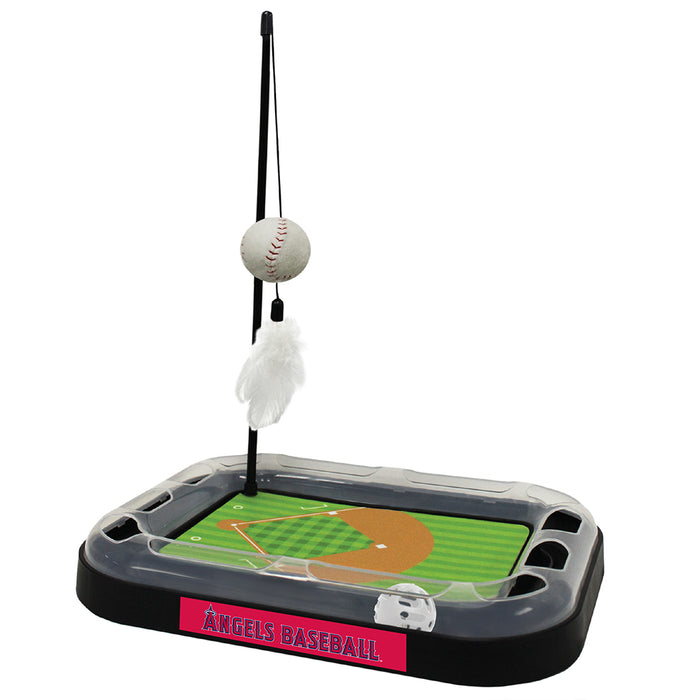 LA Angels Baseball Cat Scratcher Toy