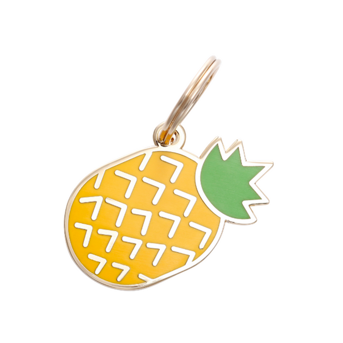Pineapple Pet ID Tag - 3 Red Rovers