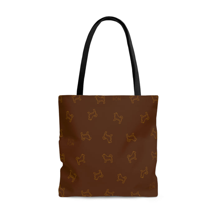 Alaskan Malamute Basic Tote Bag - Chocolate - 3 Red Rovers
