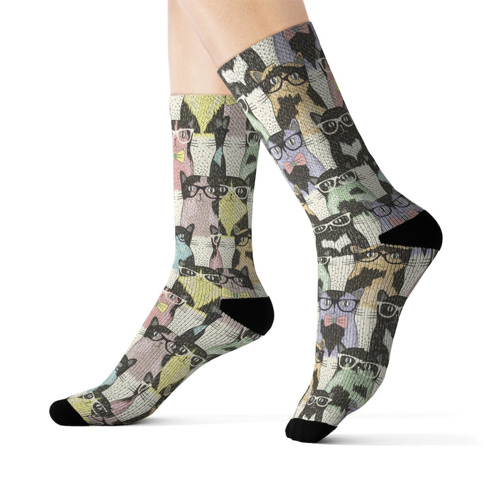 Smarty Cats Socks - 3 Red Rovers