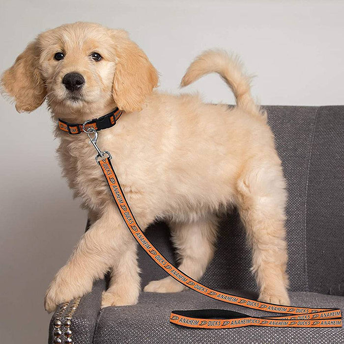 Anaheim Ducks Dog Collar or Leash - 3 Red Rovers