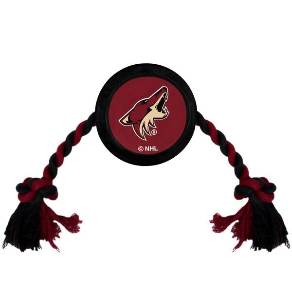 AZ Coyotes Puck Rope Toys - 3 Red Rovers