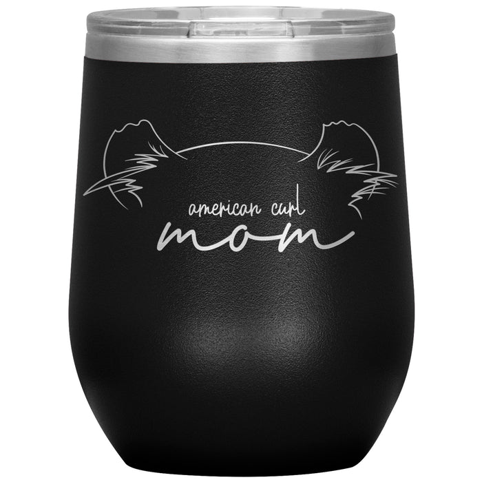 American Curl Cat Mom Wine Tumbler - 3 Red Rovers