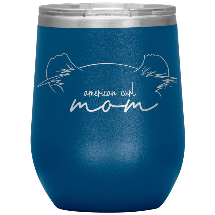 American Curl Cat Mom Wine Tumbler - 3 Red Rovers