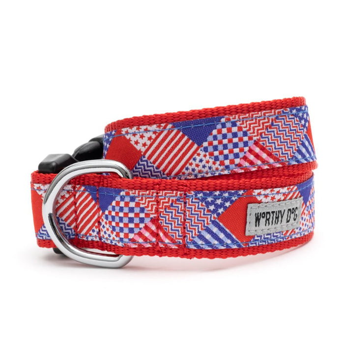 Americana Collection Dog Collar or Leads - 3 Red Rovers