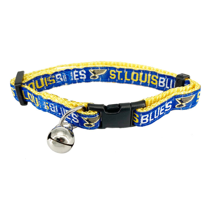 St Louis Blues Cat Collar - READY TO SHIP - 3 Red Rovers