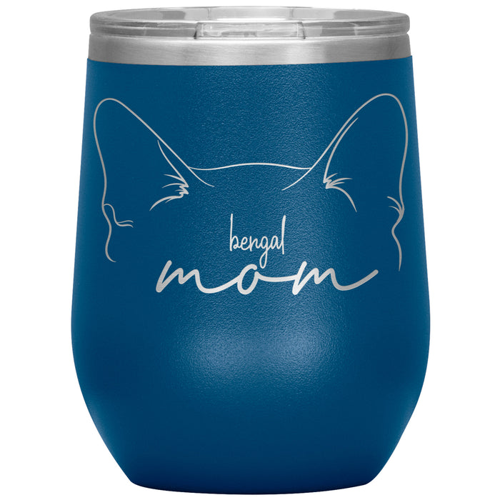 Bengal Cat Mom Wine Tumbler - 3 Red Rovers