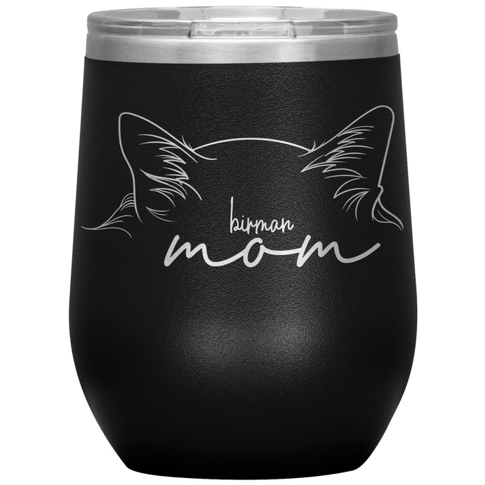 Birman Cat Mom Wine Tumbler - 3 Red Rovers