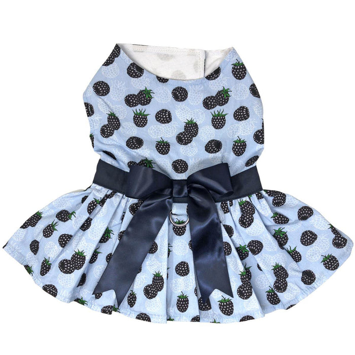 Blackberries Harness Dress with Leash - 3 Red Rovers