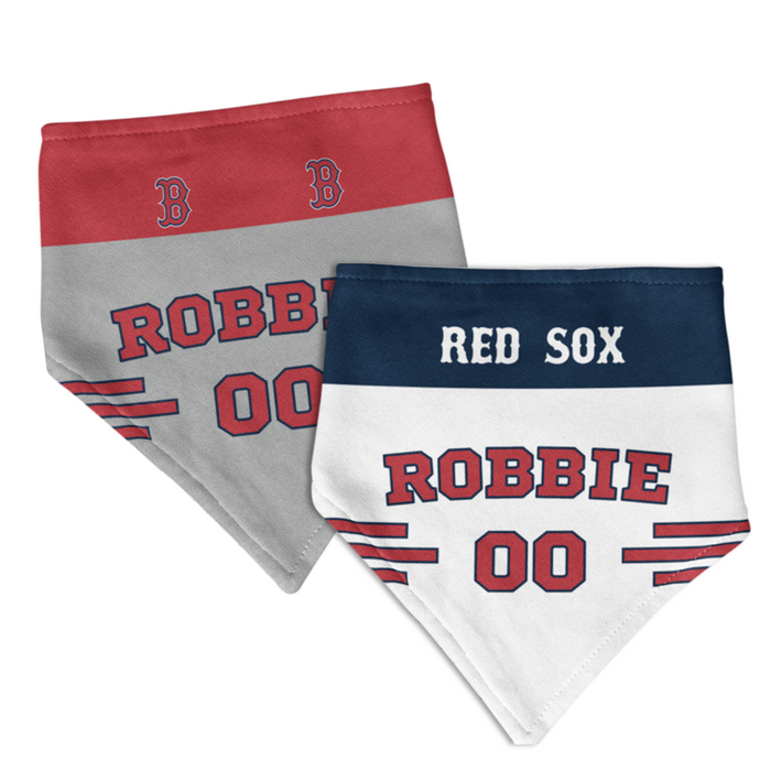 Boston Red Sox Home/Road Personalized Reversible Bandana - 3 Red Rovers