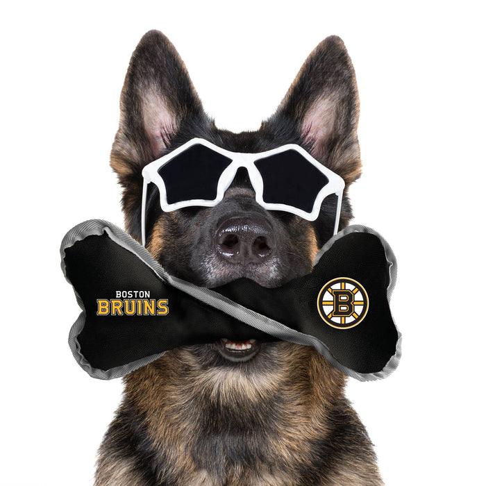 Boston Bruins Pet Tug Bone - 3 Red Rovers