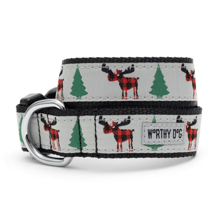 Buffalo Moose Collection Dog Collar or Leads - 3 Red Rovers