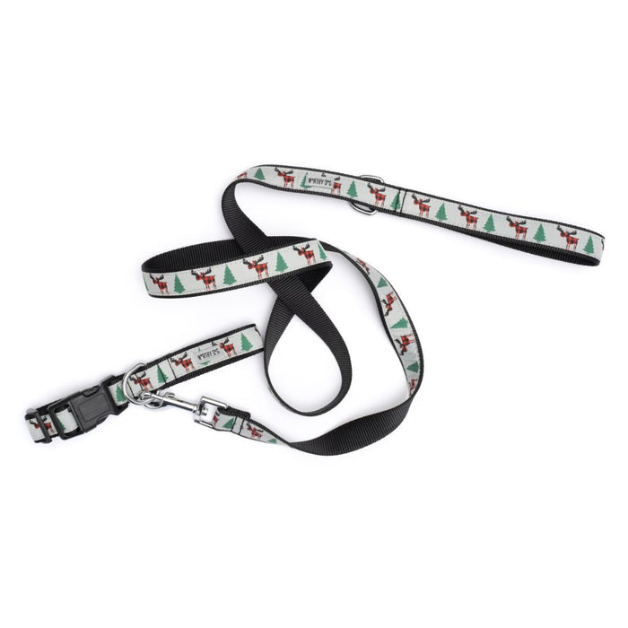 Buffalo Moose Collection Dog Collar or Leads - 3 Red Rovers