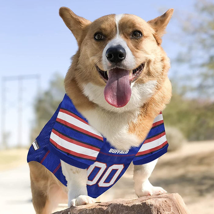 Buffalo Bills Pet Jersey - 3 Red Rovers