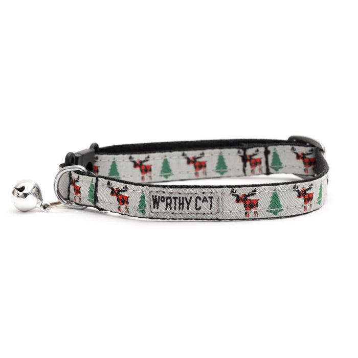 Buffalo Moose Cat Collar - 3 Red Rovers