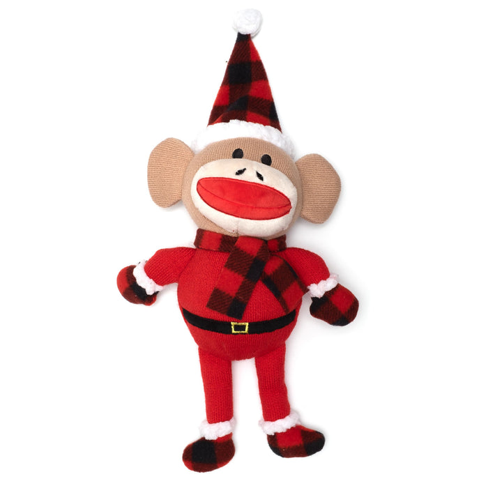 Buffalo Sock Monkey Toy - 3 Red Rovers
