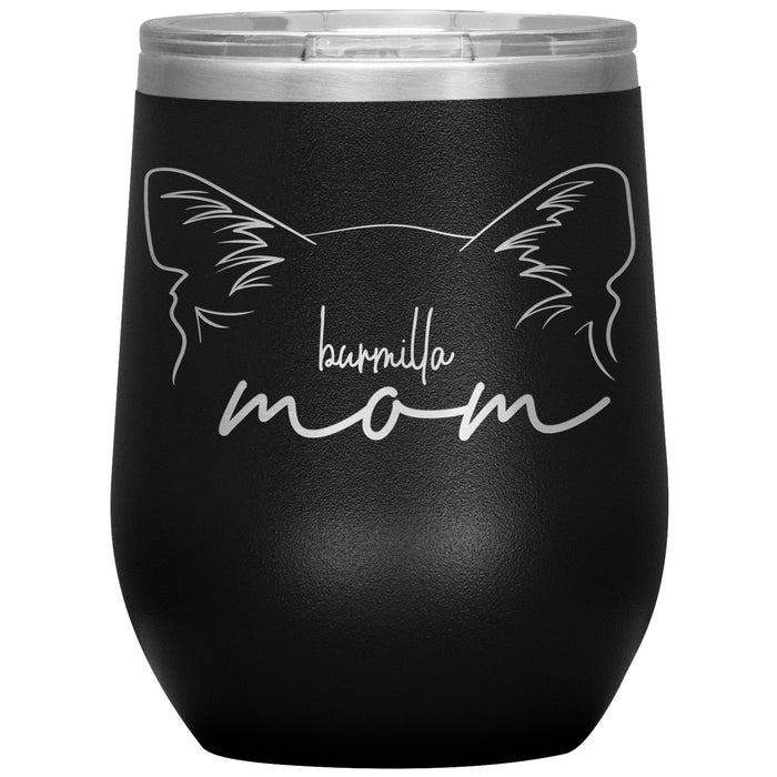 Burmilla Cat Mom Wine Tumbler - 3 Red Rovers
