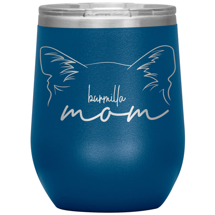 Burmilla Cat Mom Wine Tumbler - 3 Red Rovers