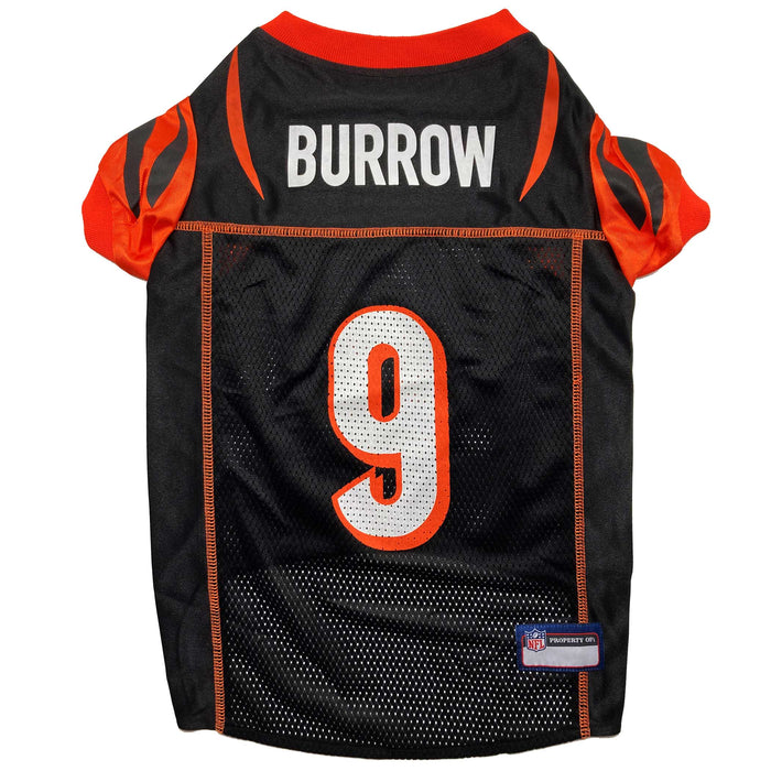 Joe Burrow Cincinnati Bengals Pet Jersey - 3 Red Rovers