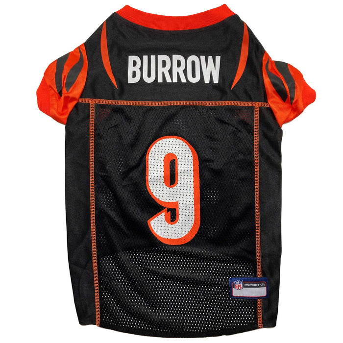 Joe Burrow Cincinnati Bengals Pet Jersey - 3 Red Rovers