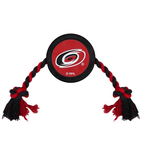 Carolina Hurricanes Puck Rope Toys - 3 Red Rovers