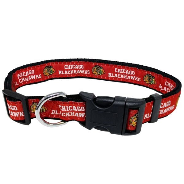 Chicago Blackhawks Dog Collar or Leash - 3 Red Rovers