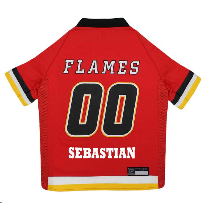 Calgary Flames Premium Pet Jersey - 3 Red Rovers