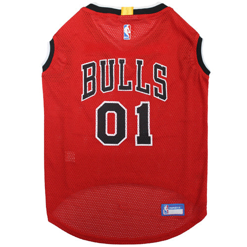 Chicago Bulls Pet Jersey - 3 Red Rovers
