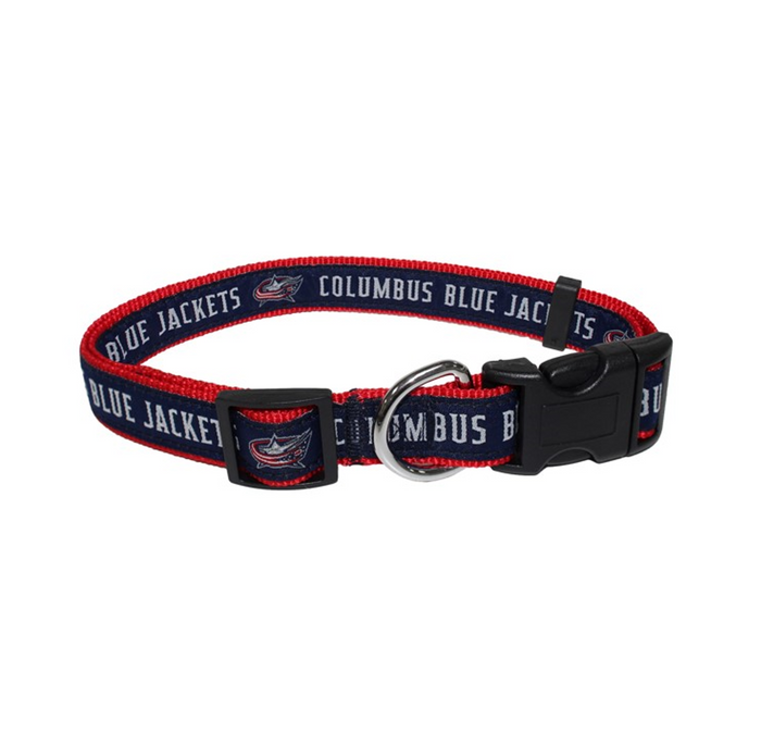 Columbus Blue Jackets Dog Collar or Leash - 3 Red Rovers