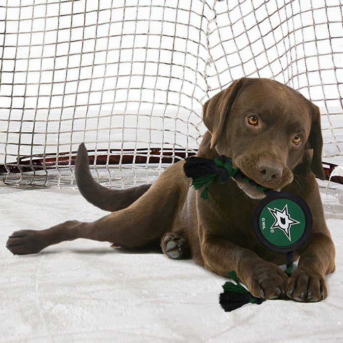 Dallas Stars Puck Rope Toys - 3 Red Rovers