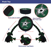 Dallas Stars Puck Rope Toys - 3 Red Rovers