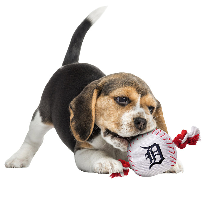 Detroit Tigers Baseball Rope Toys - 3 Red Rovers