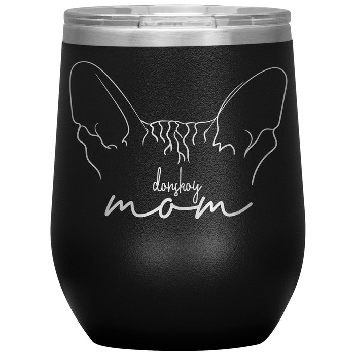 Donskoy Cat Mom Wine Tumbler - 3 Red Rovers