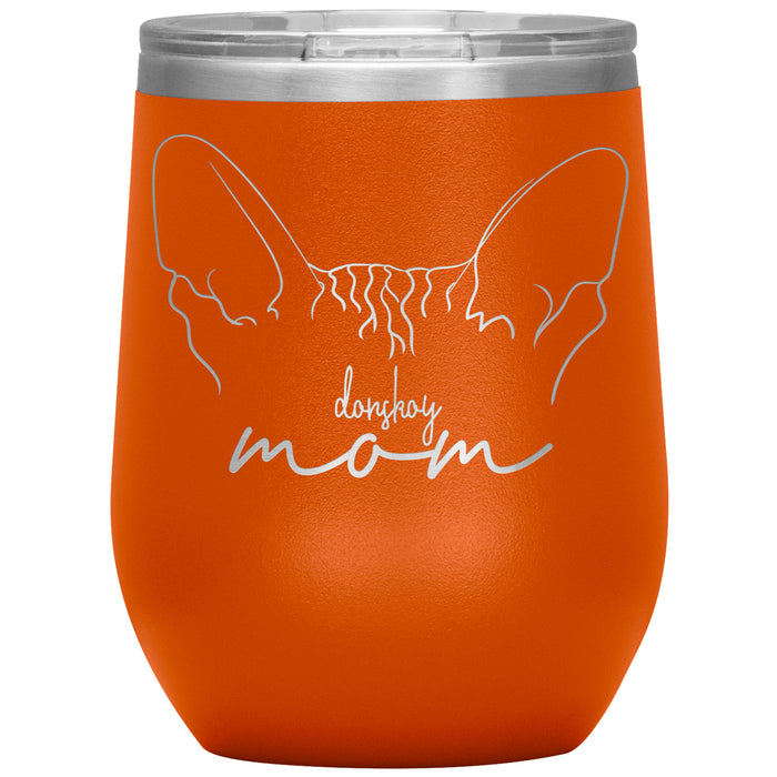 Donskoy Cat Mom Wine Tumbler - 3 Red Rovers