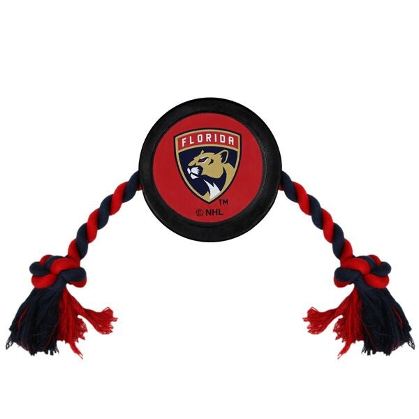 Florida Panthers Puck Rope Toys - 3 Red Rovers