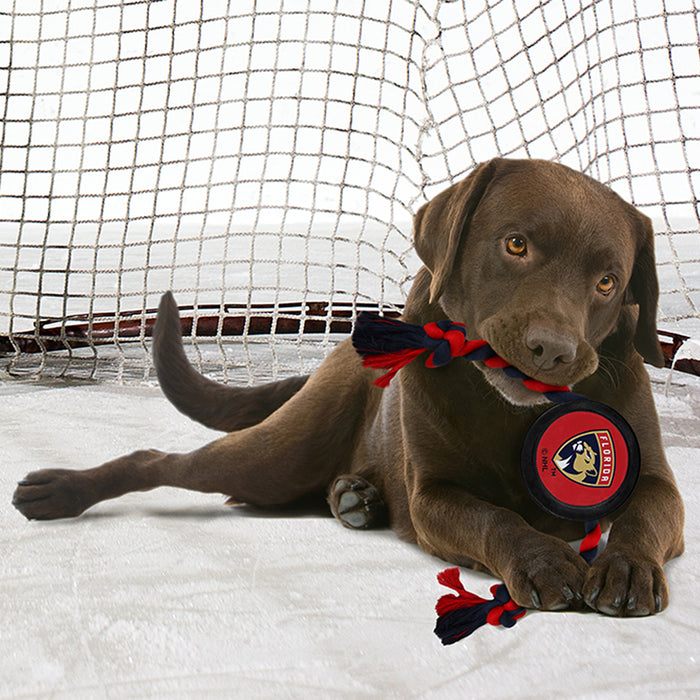Florida Panthers Puck Rope Toys - 3 Red Rovers